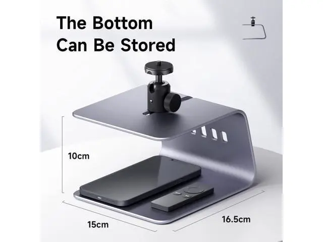 Alt view image 5 of 7 - Hagibis Projector Stand Adjustable Desktop Projector Mount Removable Universal Projectors Bracket Holder for Nebula, XGIMI, VANKYO, BenQ, PVO, TMY, AuKing and Most LCD/DLP