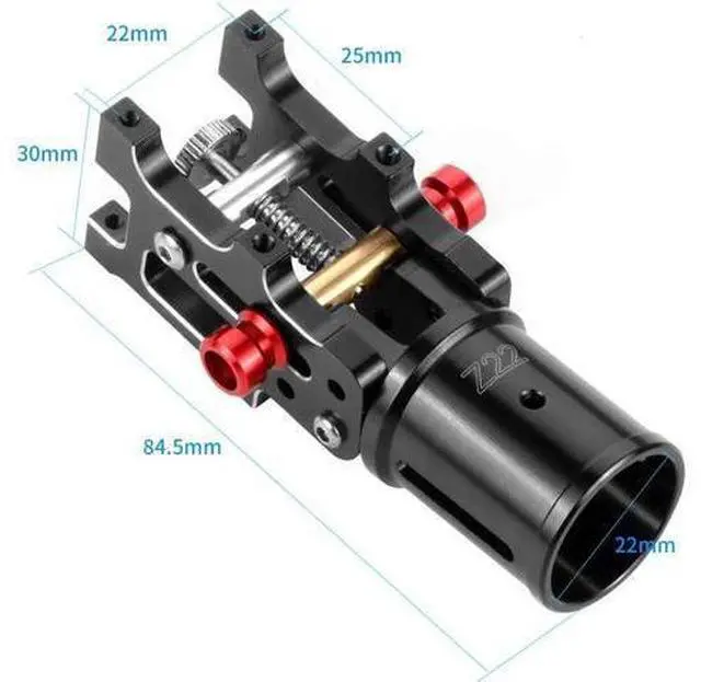 Alt view image 3 of 6 - Z16/Z22/Z30 CNC Aluminum Folding Arm Tube Joint DIY for Dia 16mm/30mm Automatic Auto RC Quadcopter Hexacopter Multi-Rotor (4PCS Z22)