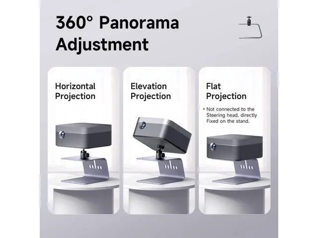 Alt view image 3 of 7 - Hagibis Projector Stand Adjustable Desktop Projector Mount Removable Universal Projectors Bracket Holder for Nebula, XGIMI, VANKYO, BenQ, PVO, TMY, AuKing and Most LCD/DLP