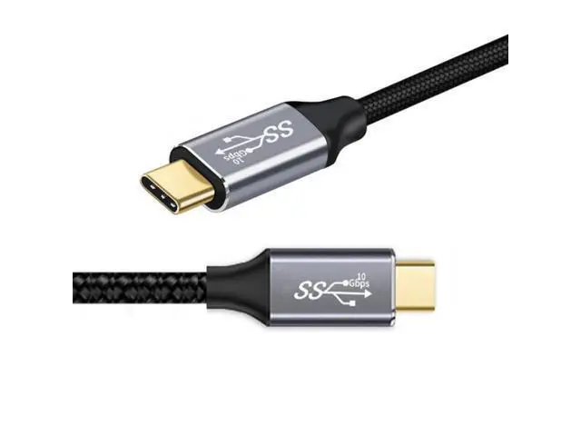 Alt view image 3 of 7 - 100CM Type-C USB-C Male to Male USB3.1 10Gbps 100W Data Cable with E-marker for Laptop & Phone