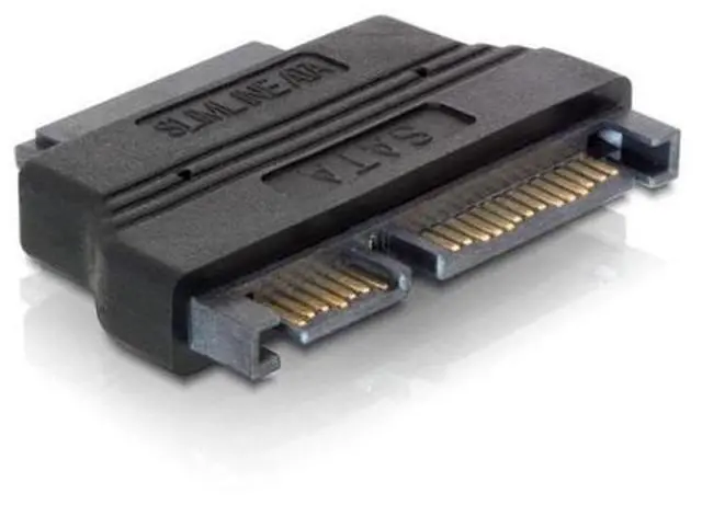 Alt view image 3 of 7 - HKCY SA-015 SATA 22 Male to Slimline SATA 13 Female Convertor Adapter for Laptop CD-ROM