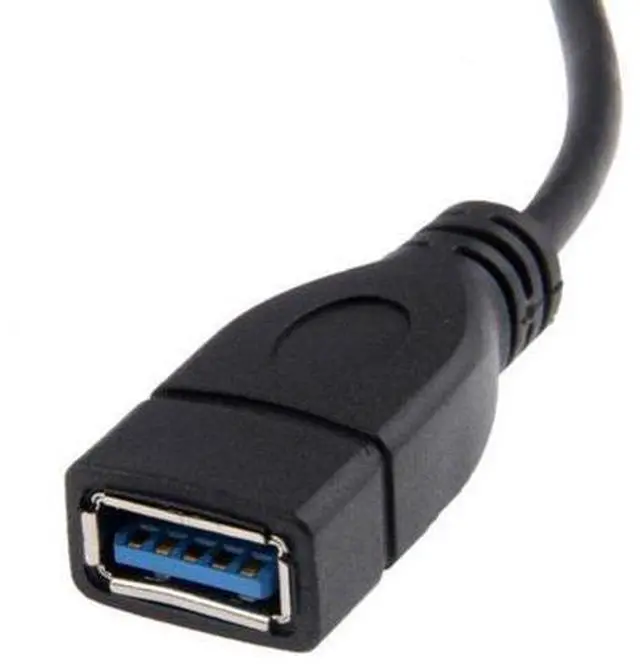 Alt view image 5 of 6 - SM Up Angled USB 3.0 Type-A Male to USB 3.0 Type-A Female Extension Cable 20cm 5Gbps 90 Degree