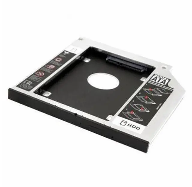 Alt view image 6 of 7 - SATA 22pin HDD HD Hard Disk Drive Caddy Case for 9.5mm Universal Laptop CD / DVD-ROM Optical Bay