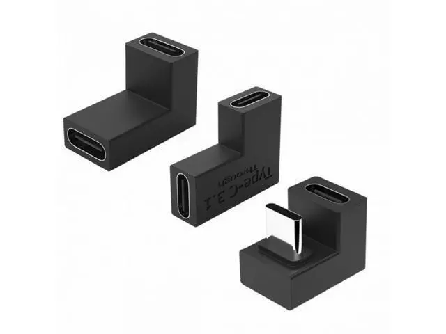 Alt view image 2 of 7 - 3pcs/lot USB 3.1 Type-C Male Female to USB-C Female Power Data 10Gbps Adapter for NS Switch Phone