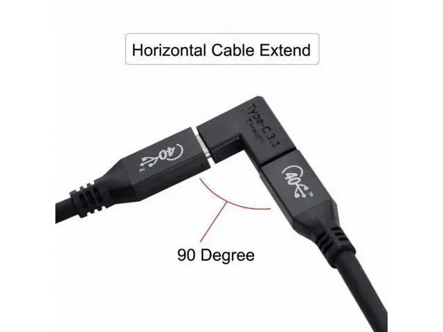 Alt view image 6 of 7 - 3pcs/lot USB 3.1 Type-C Male Female to USB-C Female Power Data 10Gbps Adapter for NS Switch Phone
