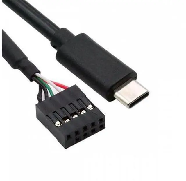 Main image of USB 2.0 Motherboard 9pin 10pin Header to Type-C USB-C Cable 50cm for Mini Monitor Sensor Panel Camera