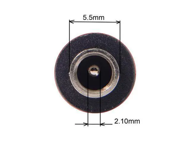 Alt view image 5 of 5 - Jack 5.5*2.1mm Input to USB-C Type-C Plug Adapter UC-211-5521MM
