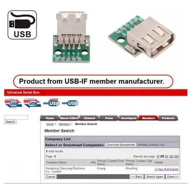 Alt view image 7 of 7 - 5pcs/set DIY OEM USB2.0 Type-A Female Receptacle Socket Connector with Flange PCB Mounting Assembly Solder Type 480Mbps