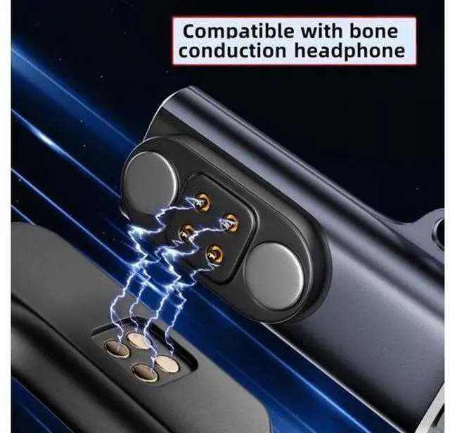 Alt view image 6 of 7 - 2pcs/lot Magnetic Charging Adapter USB Type-C to Pitch 2.5mm with 4-Pin Terraced Square Contacts Compatible with Bone Conduction Headphone