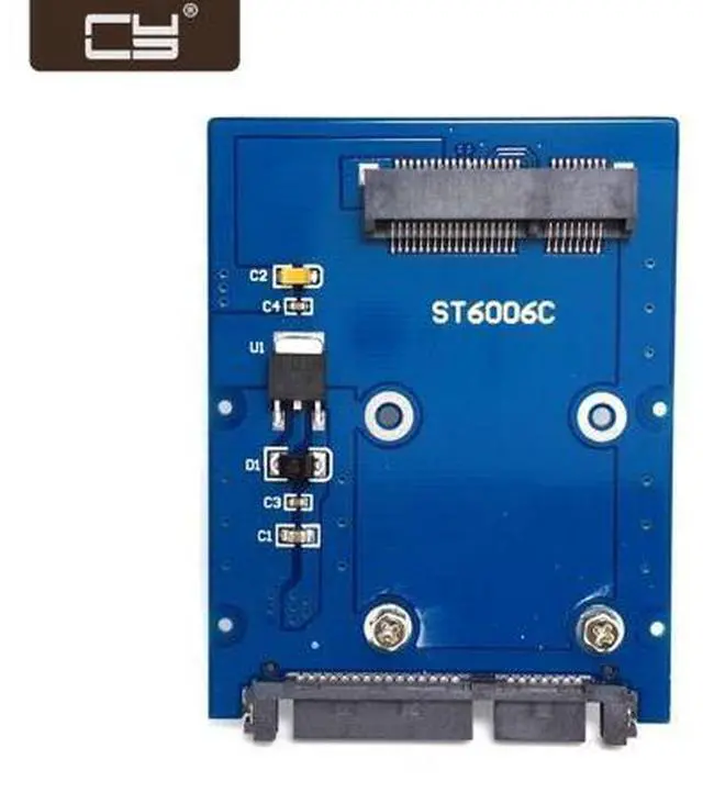 Main image of Slim Type Mini PCI-E mSATA SSD to 2.5" SATA 3.0 22pin HDD Adapter Hard Disk PCBA SA-166