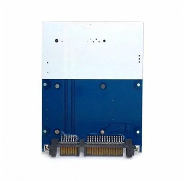 Alt view image 5 of 6 - Slim Type Mini PCI-E mSATA SSD to 2.5" SATA 3.0 22pin HDD Adapter Hard Disk PCBA SA-166
