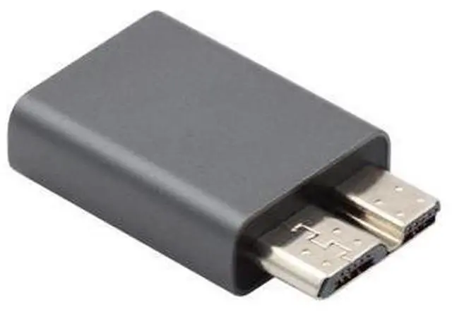 Alt view image 3 of 7 - HKCY USB-C USB 3.1 Type C Female to Micro USB 3.0 Male Data Adapter 10Gbps Data Power for Laptop SSD Disk