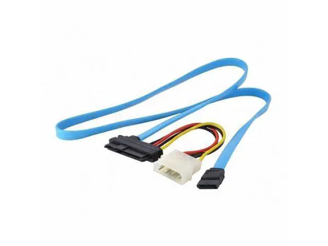 Alt view image 3 of 7 - Hard Disk SFF-8482 SAS Cable 29P to 1* SATA 7PIN hdd Cable 70cm SF-011-0.7M