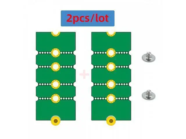 Alt view image 2 of 7 - 2pcs/lot M2 NGFF NVME M.2 Extended Adapter Card Transfer 2230 2242 2260 2280 Change to Long Size SSD