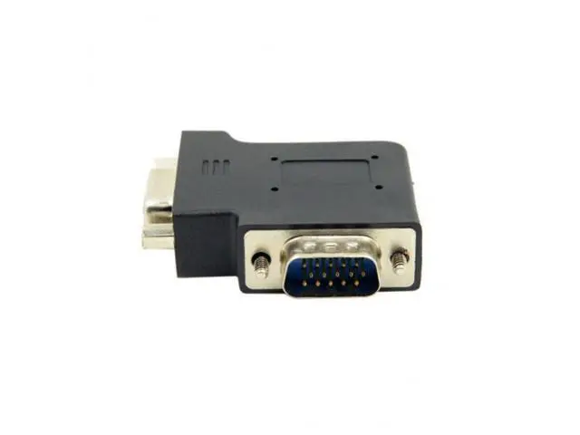 Alt view image 4 of 6 - Vertical Flat Left Angled 90 Degree VGA SVGA Male To Female extension Adapter DB-002-LE