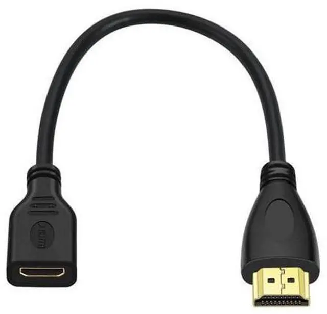 Main image of HKCY 15cm Mini HDMI Type-C Socket Female to HDMI Type-A Male Adapter Extension Cable for Camera HDTV 4K 1080P