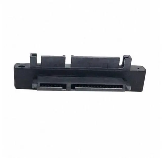 Main image of 90 Degree Down Angled SATA 22Pin 7+15 Male to SATA 22P Female Extension Convertor Adapter SA-121-DN
