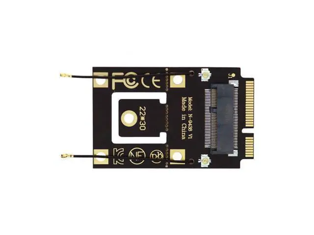Alt view image 2 of 7 - NGFF M.2 Key-A to Mini PCI-E PCI Express Converter Adapter for 9260 8265 7260 AC Wifi Bluetooth Wireless Card