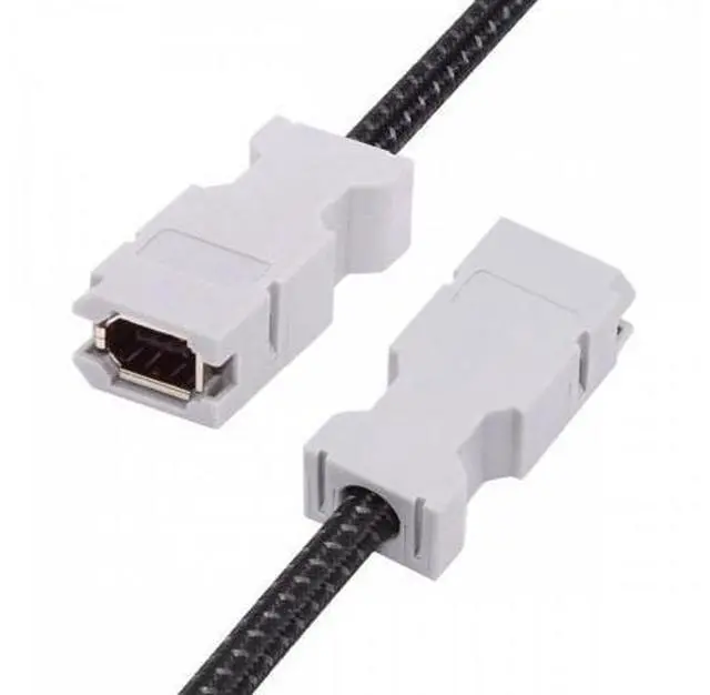 Alt view image 7 of 7 - SM-6E I/O Connector IEEE 1394 6Pin CN3 Socket 55100-0670 Female JZSP-CMP9-1-E Compatible with Yaskawa Panasonic Servo 54280-0609