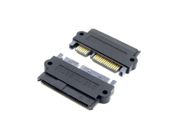 Alt view image 2 of 7 - SFF-8482 SAS 22 Pin to 7 Pin + 15 Pin SATA Adapter SF-092