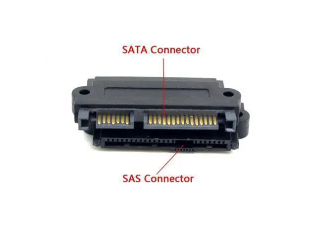 Alt view image 3 of 7 - SFF-8482 SAS 22 Pin to 7 Pin + 15 Pin SATA Adapter SF-092
