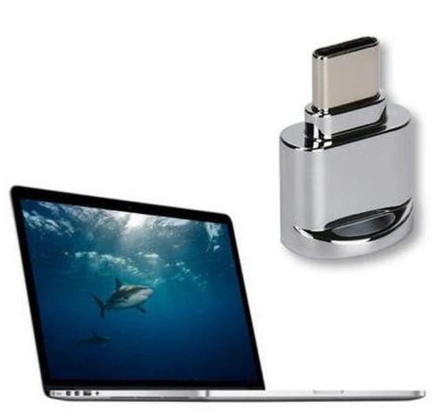 Alt view image 2 of 7 - HKCY UC-051-2PCS 2pcs USB 2.0 Type C USB-C to Micro SD SDXC TF Card Reader Adapter for MacbookCell Phone