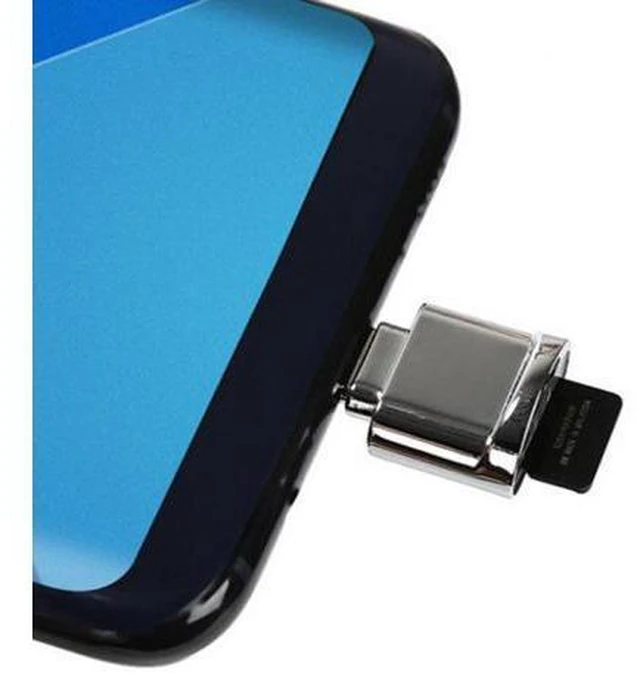 Alt view image 4 of 7 - HKCY UC-051-2PCS 2pcs USB 2.0 Type C USB-C to Micro SD SDXC TF Card Reader Adapter for MacbookCell Phone