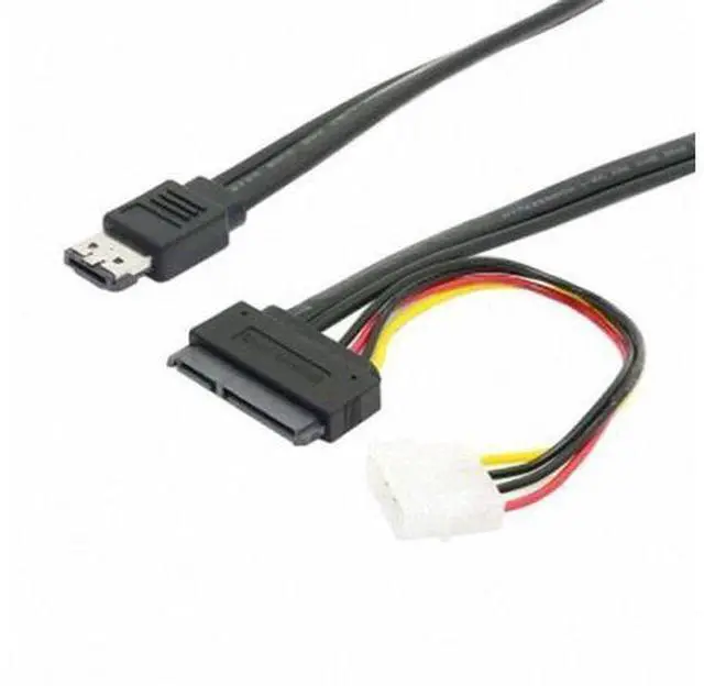Main image of HKCY SA-087 50cm eSATAp Power ESATA Combo to SATA 22pinIDE 4pin 5V 12V for 3.5" 2.5" Hard Disk Data Cable