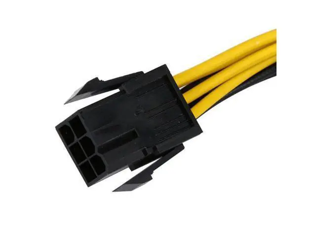Alt view image 3 of 7 - SM PCI-E PCI Express 6 Pin Male to 8 Pin Female Video Card Extension Power Cable