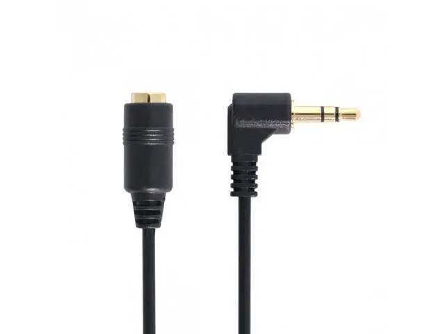 Alt view image 4 of 7 - SM 1Set 3/4 Poles Audio Stereo 90 Degree Right Angled 3.5mm Male to Female Extension Cable