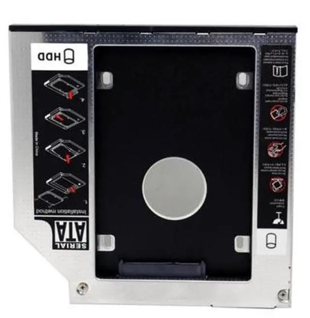 Main image of SATA 22pin HDD HD Caddy Case for 9.5mm Universal Laptop CD Bay SA-185
