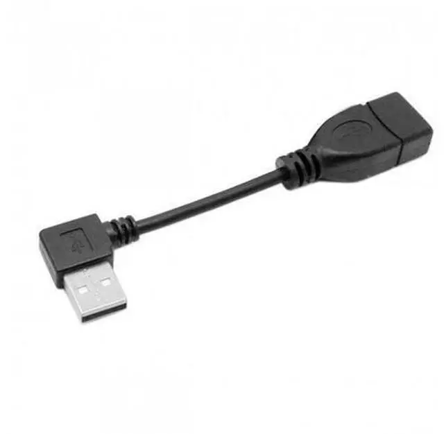 Main image of SM 480Mbps USB 2.0 Right Angled 90 Degree A type Male to Female Extension Cable 10cm