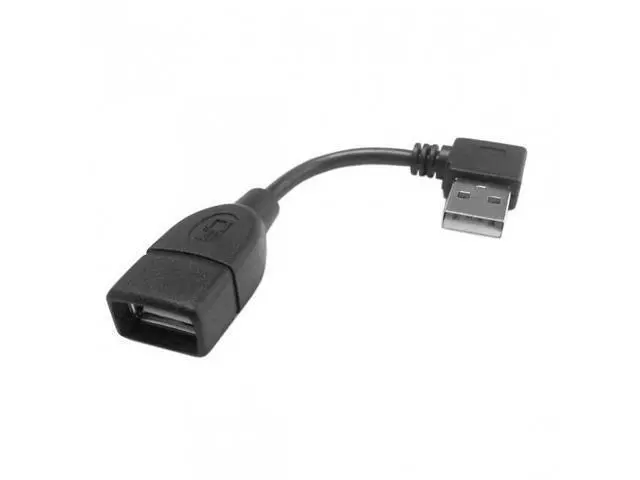 Alt view image 7 of 7 - SM 480Mbps USB 2.0 Right Angled 90 Degree A type Male to Female Extension Cable 10cm