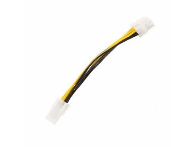 Alt view image 2 of 7 - SM 10cm 4Pin to 8 Pin EPS 12V ATX Motherboard Power Supply Adapter Converter Cable