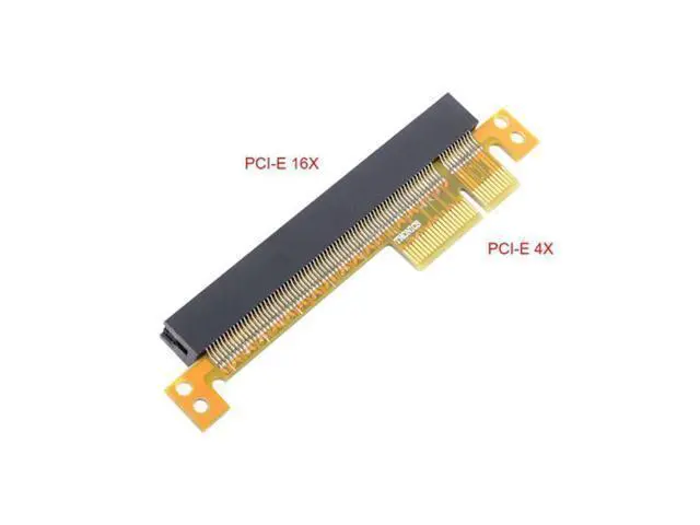 Alt view image 2 of 7 - SM PCI-E Express 4x to 16x Extender Converter Riser Card Adapter Male to Female