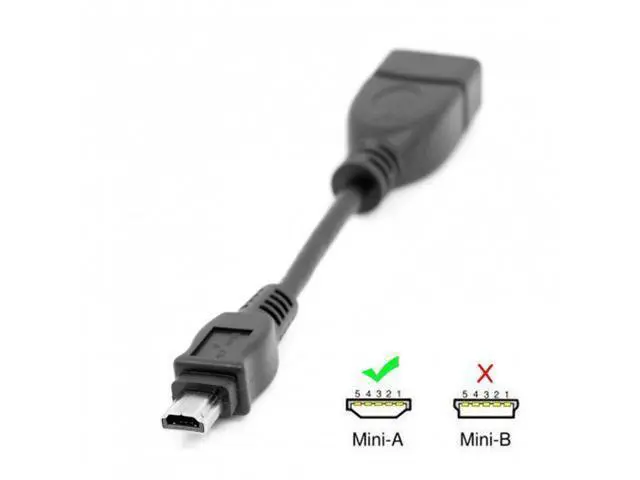 Alt view image 5 of 7 - SM VMC-UAM1 USB 2.0 OTG Cable Mini A Type Male to USB Female Host for Sony Handycam & PDA & Phone