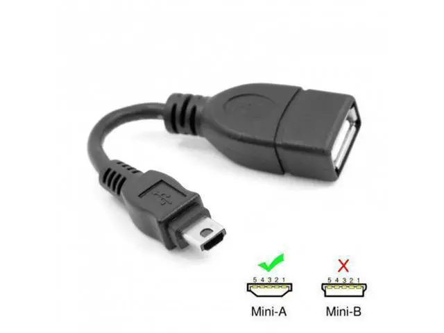 Alt view image 6 of 7 - SM VMC-UAM1 USB 2.0 OTG Cable Mini A Type Male to USB Female Host for Sony Handycam & PDA & Phone