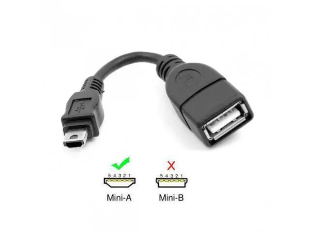 Alt view image 7 of 7 - SM VMC-UAM1 USB 2.0 OTG Cable Mini A Type Male to USB Female Host for Sony Handycam & PDA & Phone