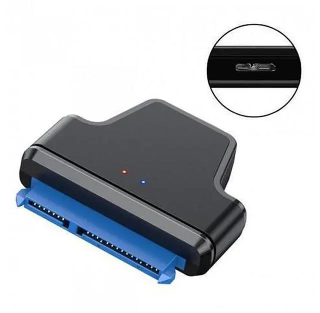 Alt view image 2 of 7 - HKCY U3-023 5Gbps Micro USB 3.0 to SATA 22Pin 7+15 Enclosure Adapter for 2.5" Hard Disk Drive SSD HDD Mass Storage Class