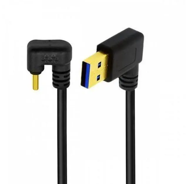 Main image of CY Right Angled USB3.0 Type-A to Type C USB-C Male to Male Power Data Cable 5Gbps USB-C Opposite U Shape Back Angled