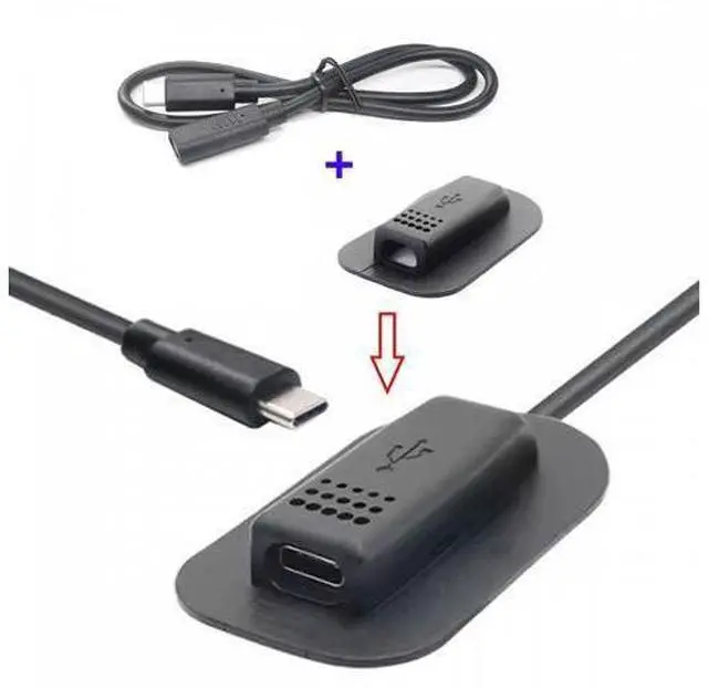 Alt view image 4 of 7 - USB-C 65W Type-C Male to Female Extension Cable for Backpack Charging Practical Convenient Outdoor Travel Camping External