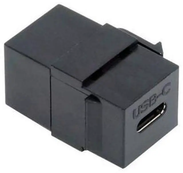 Main image of CY USB2.0 USB-C Female to Type-C Female Extension Keystone Jack Coupler Adapter for Wall Plate Panel USB Cable
