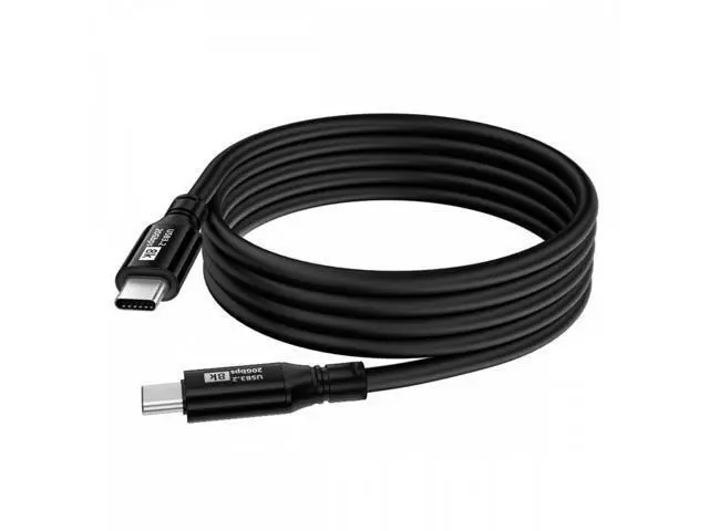 Alt view image 4 of 7 - 100cm 1.0m USB3.2 Type-C USB-C 8K Male to Male USB3.1 10Gbps 100W Data Video Cable with E-marker for Laptop Phone