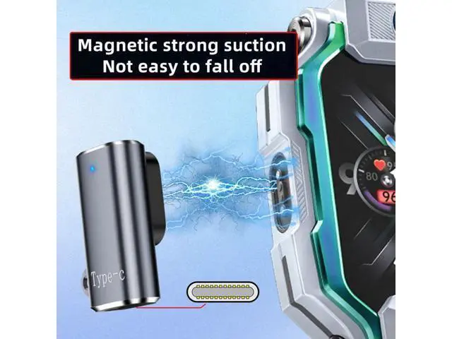 Alt view image 3 of 7 - Cable 2pcs/lot Magnetic Smart Watch Charging Adapter Horizontal USB Type-C to 2-Pin Compatible with IMOO Z6 Z6S Z6Pro Z7 Z7A Z7S Z8 Z8A Z9 Z10 Z11