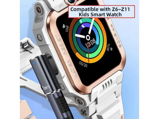Alt view image 5 of 7 - Cable 2pcs/lot Magnetic Smart Watch Charging Adapter Horizontal USB Type-C to 2-Pin Compatible with IMOO Z6 Z6S Z6Pro Z7 Z7A Z7S Z8 Z8A Z9 Z10 Z11