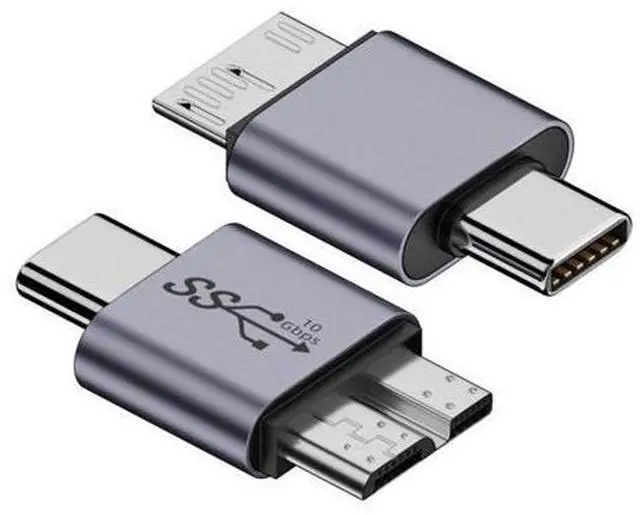 Main image of HKCY USB-C USB 3.1 Type C Male to Micro USB 3.0 Male Data Adapter 10Gbps Data Power for Laptop SSD Disk