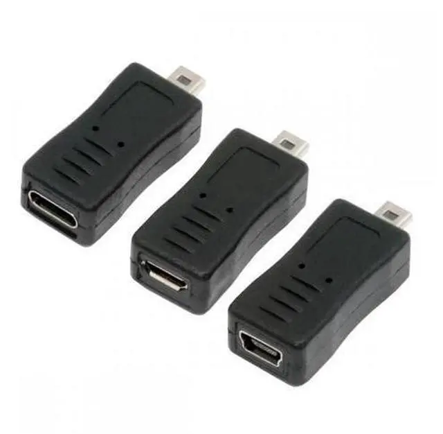 Main image of 3pcs/set USB-C Type-C Micro Mini USB Female to Camera Mini 8P Data Power Adapter for Coolpix UC-E6 UC-E16 UC-E17 DSC-W DMC-S EX-Z