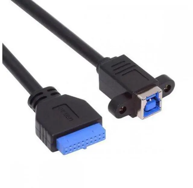 Main image of Cable USB 3.0 Type-B Female to USB3.0 20Pin IDC Header Male Cable Extension 5Gbps for Disk SSD Camera Data 30cm