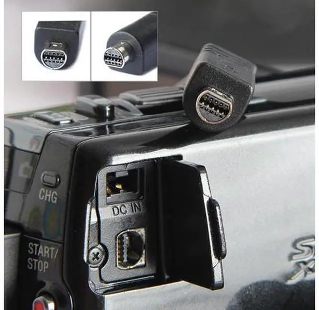 Alt view image 5 of 7 - Cable USB2.0 Type-A Host to Camcorder 10Pin Data Power Cable VMC-15FS for 10Pin DCR-705E 602E SR42 605E HC46E DVD7E 803E 805E