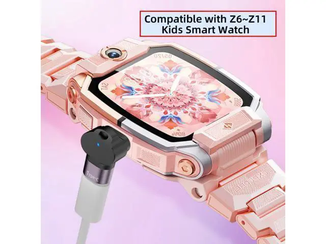 Alt view image 5 of 7 - 2pcs/lot Magnetic Smart Watch Charging Adapter Vertical USB Type-C to 2-Pin Compatible with IMOO Z6 Z6S Z6Pro Z7 Z7A Z7S Z8 Z8A Z9 Z10 Z11